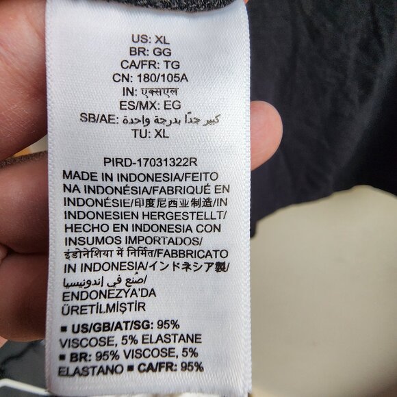 Amazon Black Mock Neck Jersey Size XL - Picture 7 of 12